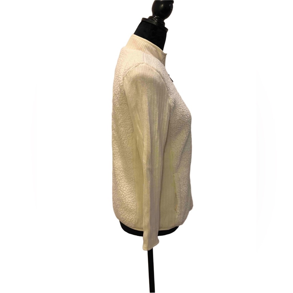 Talbots Cream Teddy Jacket - Picture 2 of 5